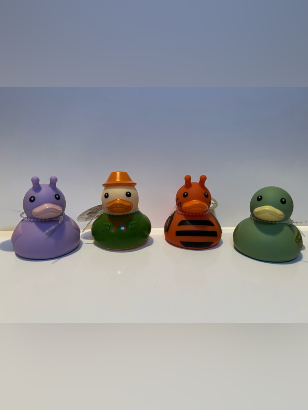NEW!! Bullseye Playground Summer Rubber Duck Set-Includes 4 Ducks-(NWT)